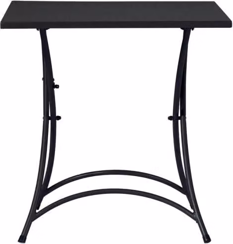 Tavolo pieghevole MOIA Stresa in metallo nero opaco L/P: 70 x 70 cm