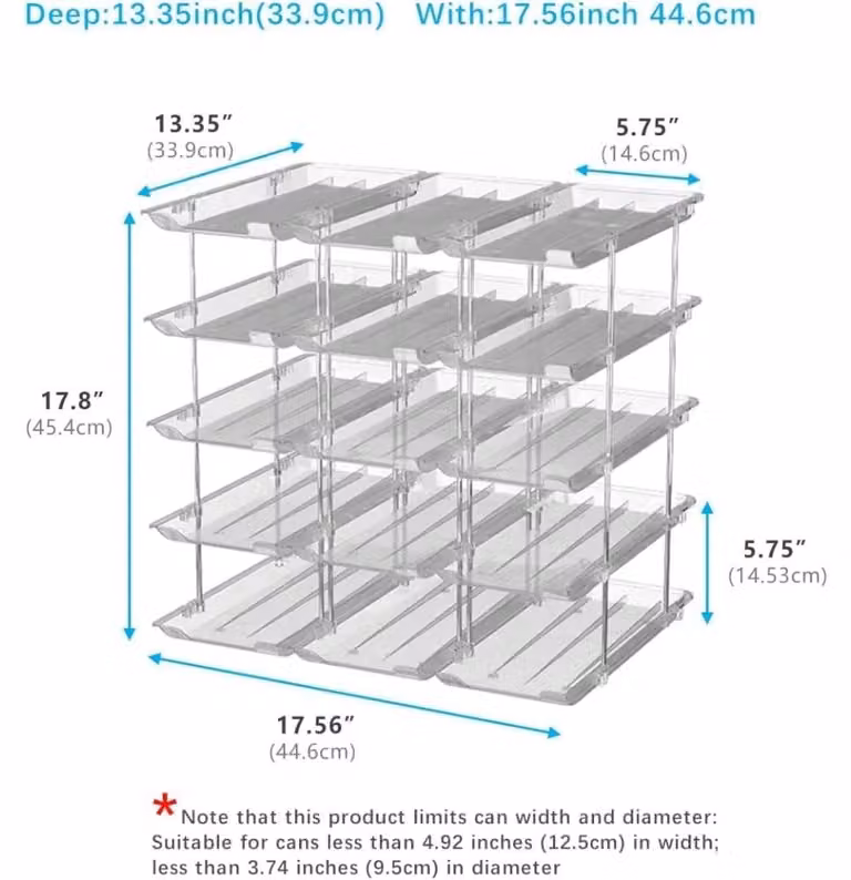 Set di 3 scaffali impilabili - Scaffali in plastica impilabili - Struttura a più livelli - Ripiani utilizzabili separatamente - Montaggio rapido - Design salvaspazio - Senza cassetti