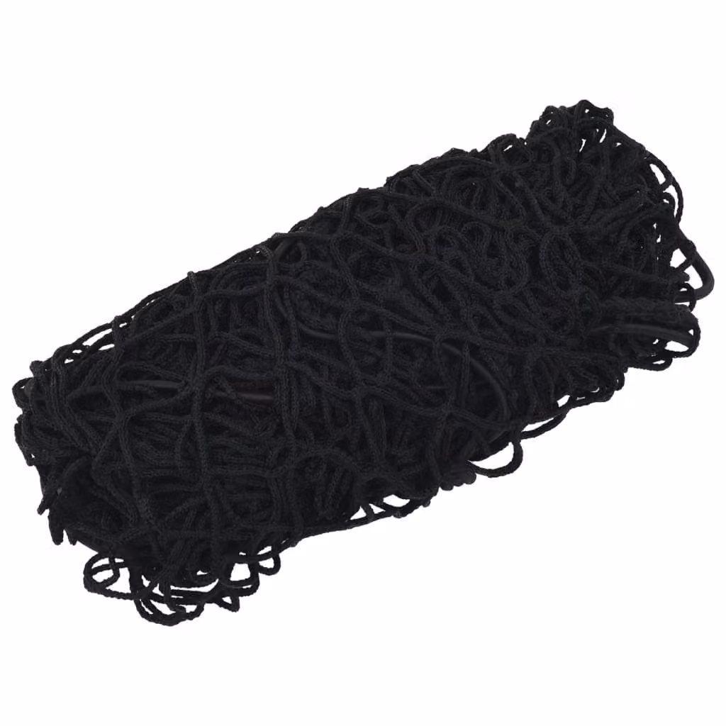 Rete per Rimorchio con Corda Elastica Nero 4x3 m in PP
