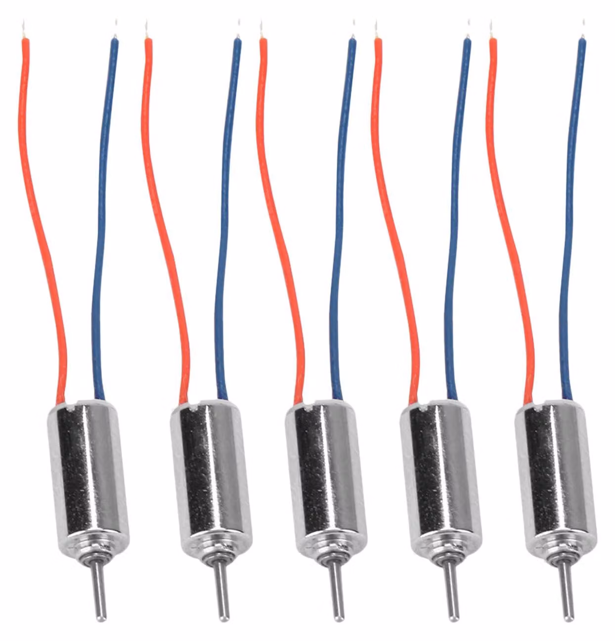 5 motori micro senza spazzole DC da 4,5V, 32250 giri/min, dimensioni 4x8 mm