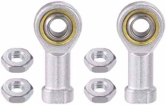 Confezione da 2 cuscinetti a sfere - Diametro 10 mm, filettatura interna M10x1,5 - Acciaio al carbonio, 45# - Con filettatura