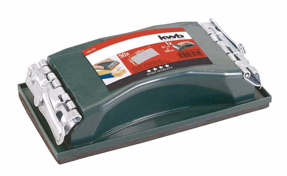 kwb 485121 Levigatrice manuale professionale, con morsetto a molla 1 pz