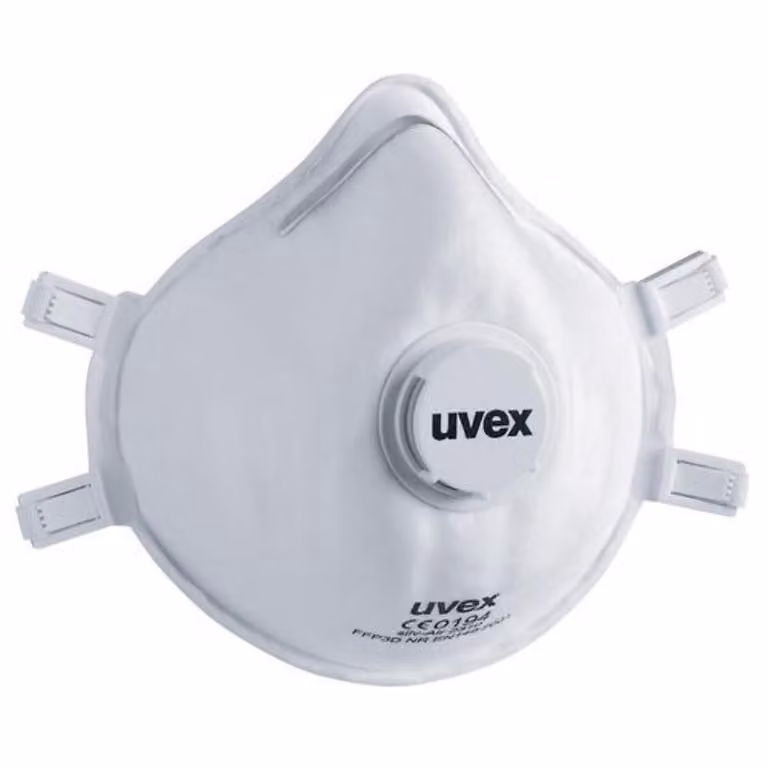 Maschera Uvex silv-Air classic 2312 FFP3 (3 pezzi), respiratore purificatore d'aria