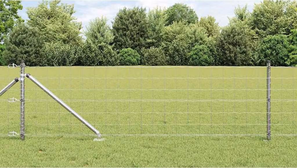 Recinzione in rete saldata con punte 10 x 0,8 m (L x H)