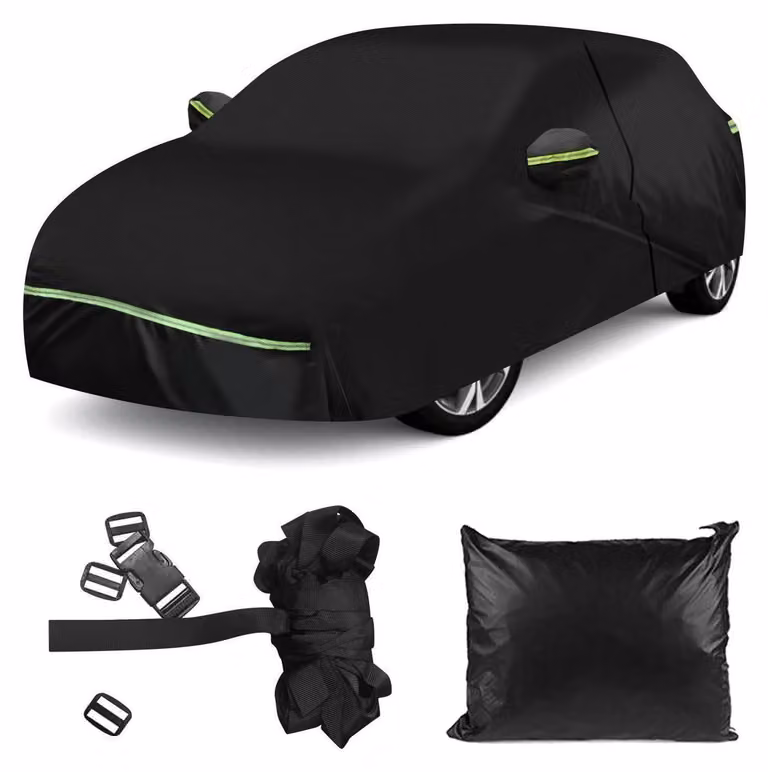 Copertura impermeabile per auto, compatibile con Renault Clio dal 1990 al 2024, coprigabbia completo per tutte le stagioni, con cerniera
