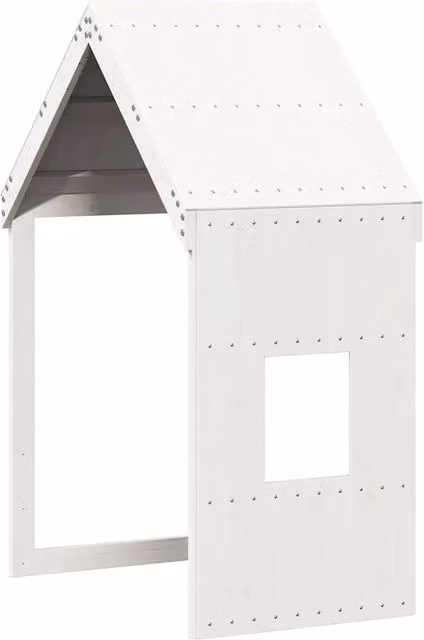 Tetto per Letto Bambini Bianco 60x99x139,5 Legno Massello Pino CFW7384778