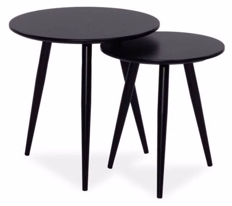 Set di tavolini da soggiorno ALOJZ - nero