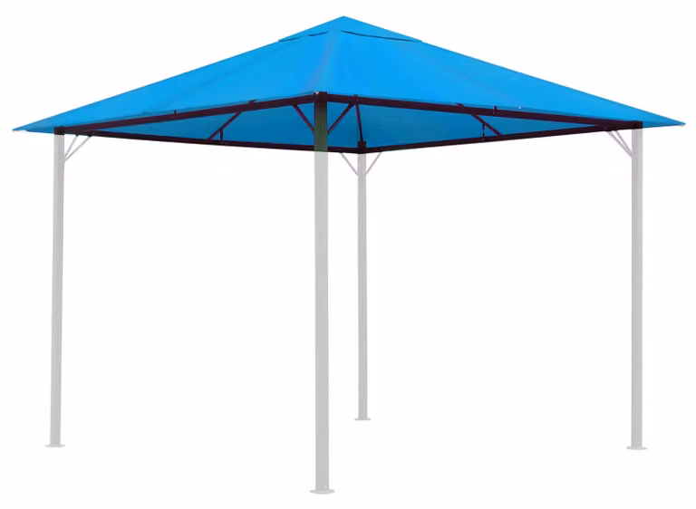 Omgoods - Telo di ricambio blu "Horizon" per gazebo, dimensioni 3 x 3 metri, idrorepellente
