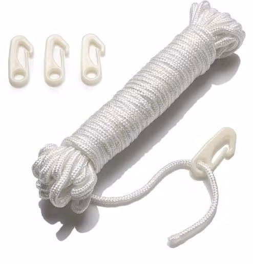 Nastro per bandiere resistente – antistrappo e resistente alle intemperie – 15 metri