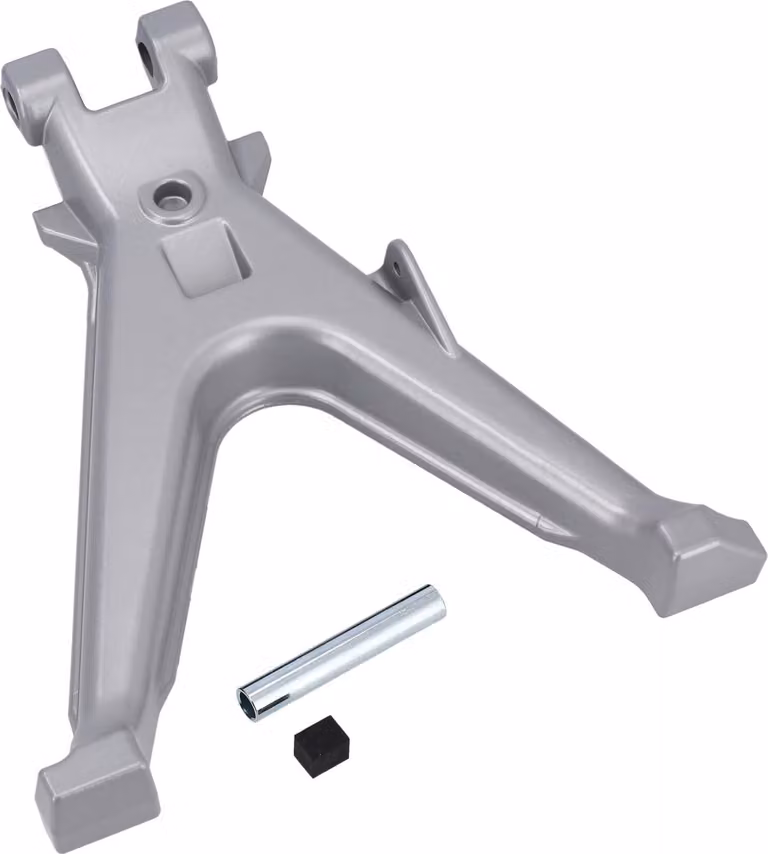Supporto inclinabile 238 mm, argento PPB, con tubo cuscinetto - Simson S50, S51, S70, S53, S83