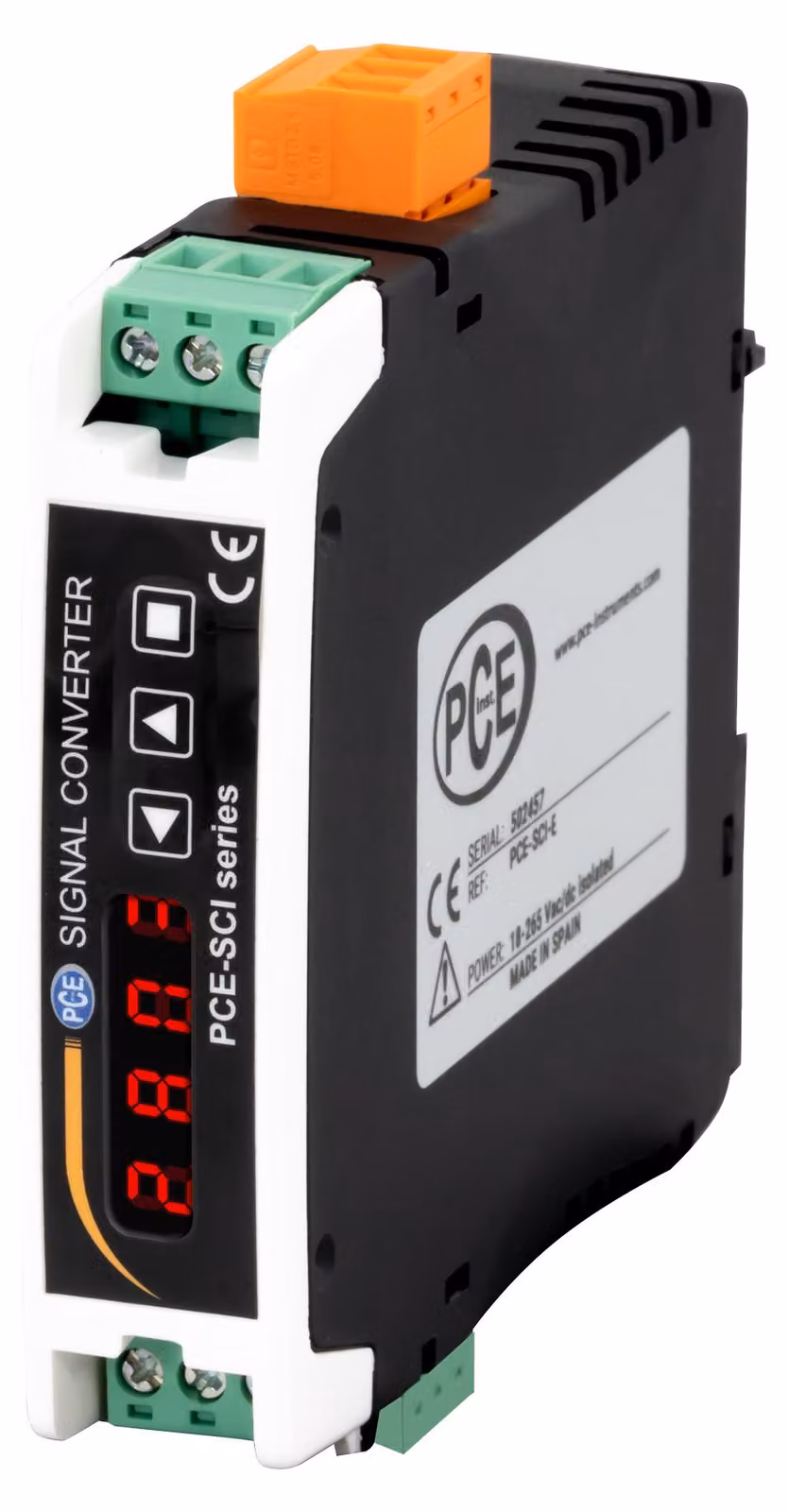 Strumento di misurazione per binari DIN PCE Instruments PCE-SCI-E