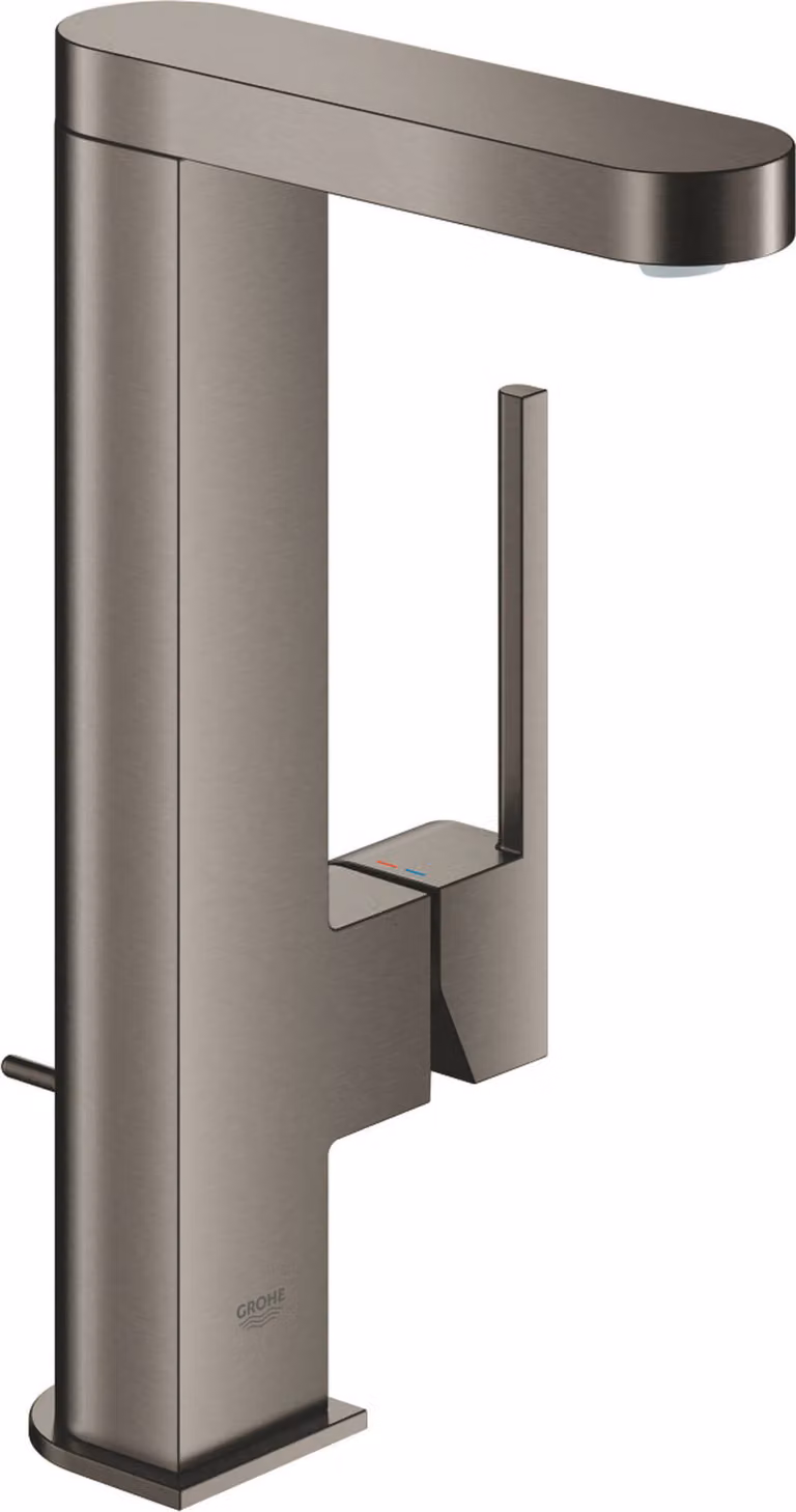 GROHE Plus Mitigeur monocommandé pour lavabo, L-Size, saillie 120mm, orientable, vidage à tirette, 23851AL3, 23851AL3