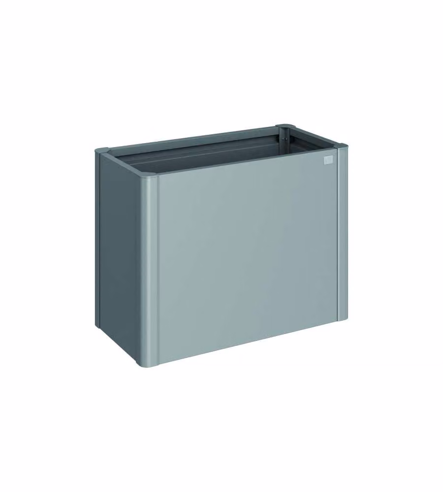 Aiuola rialzata Misura 1x0,5 grigio quarzo metallizzato