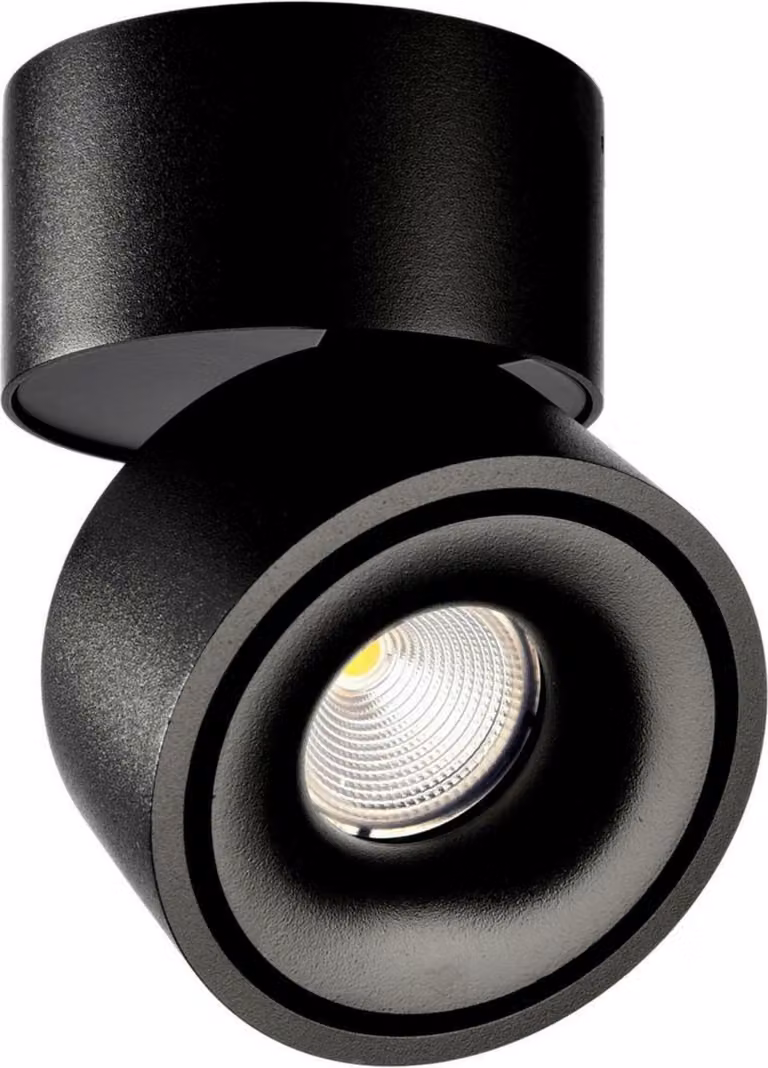 Light Impressions Deko-Light plafoniera Uni II 220-240V AC/50-60Hz 12,00 W 3000 K 670 lm nero scuro RAL 9005 348179