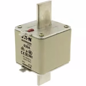 Inserto fusibile Eaton, bassa tensione, 425 A, CA 500 V, 120 kA, NH3, gL/gG, IEC, doppio indicatore di stato, linguetta di presa sotto tensione 425NHG3B