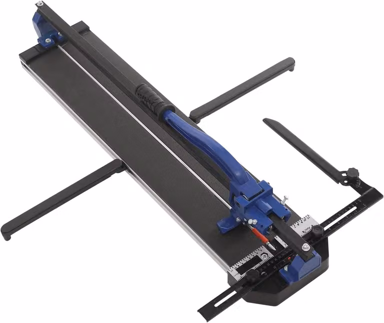 Tagliapiastrelle manuale da 80 cm con laser a infrarossi, struttura in alluminio e base antiscivolo per piastrelle