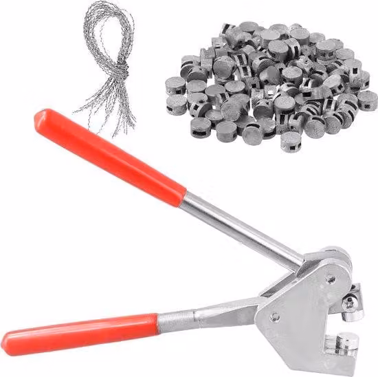 Set di pinze per guarnizioni, 1 pinza per guarnizioni, guarnizioni tonde da 8 mm, pinza a becchi per contatori elettrici