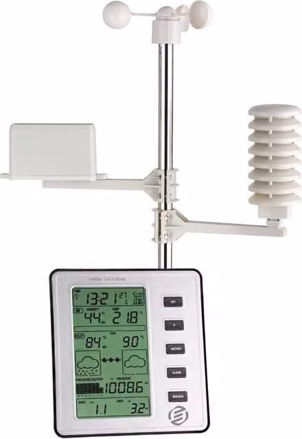 Stazione Meteorologica Interna ed Esterna - Stazione Meteorologica - Sensore Wireless - Termometro, Barometro, Umidificatore - Sensore Esterno - Temperatura - Previsioni Meteorologiche