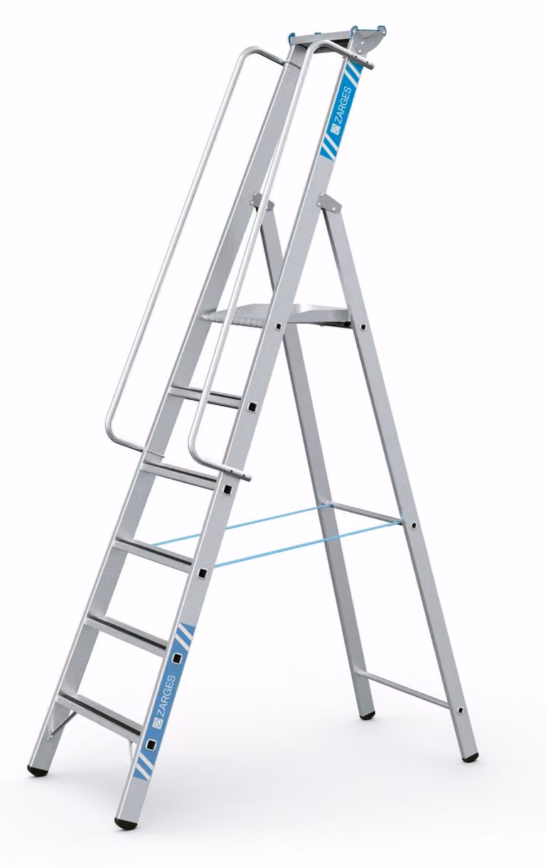 Scaletta LM con piattaforma 6 gradini Z600 40477