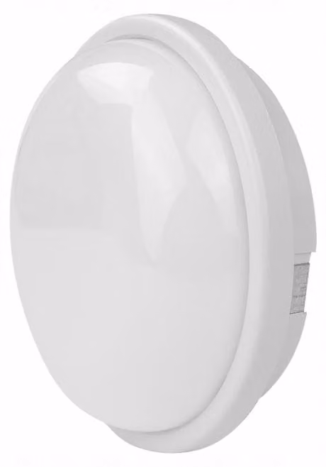 Plafoniera LED rotonda Torton bianca 15W, luce bianca neutra 1350 lm, plastica, dimensioni: 6,5 x 16,2 x 16,2 cm, IP65, Ecolight