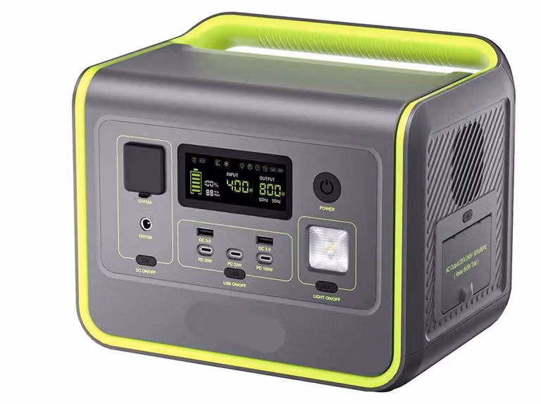 Centralina portatile di alimentazione – Batteria al litio da 512Wh/140400mAh – Generatore solare – Uscita AC da 800W