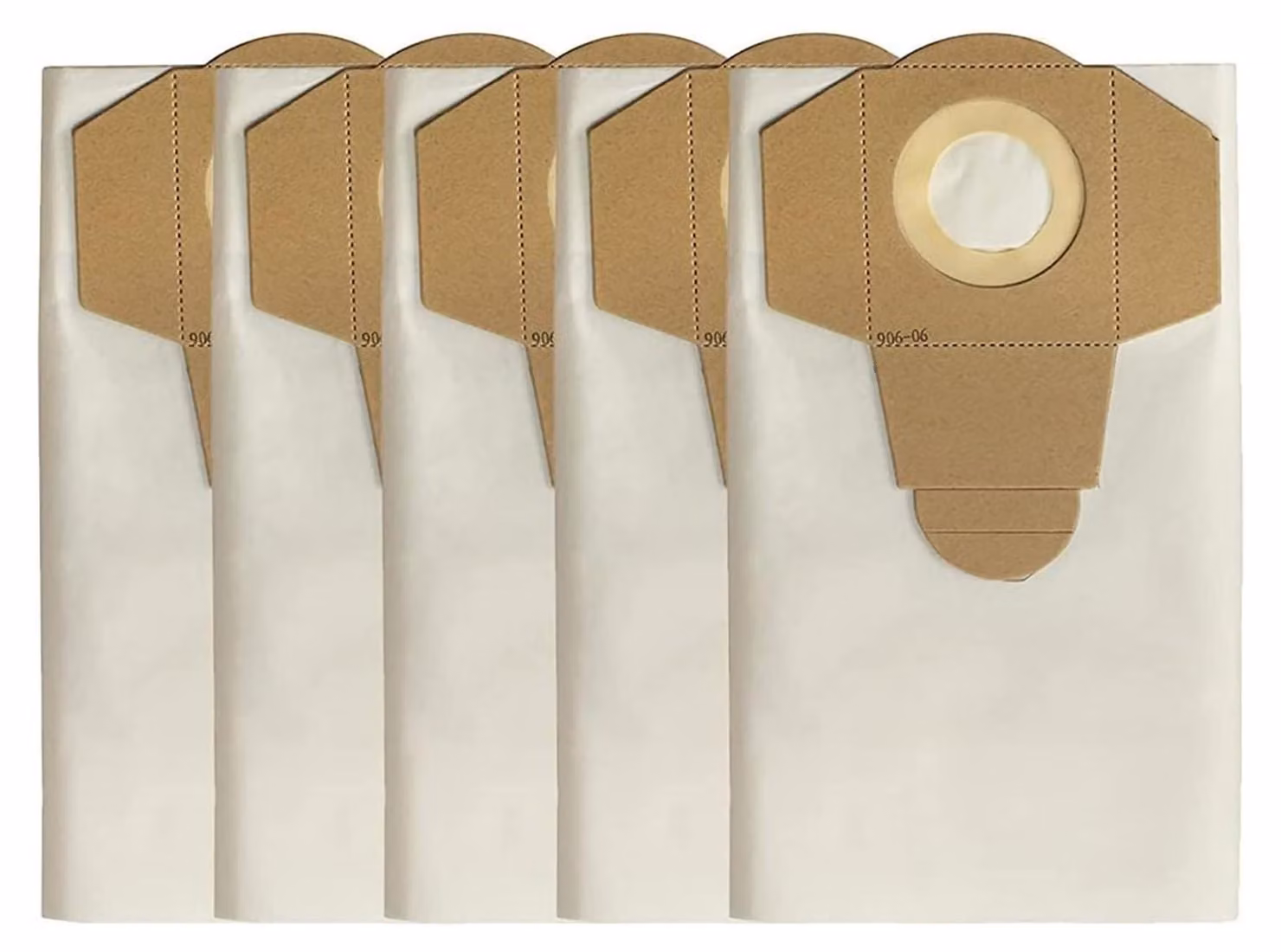 Sacchetto per aspirapolvere Vacmaster 950128, in carta, bianco