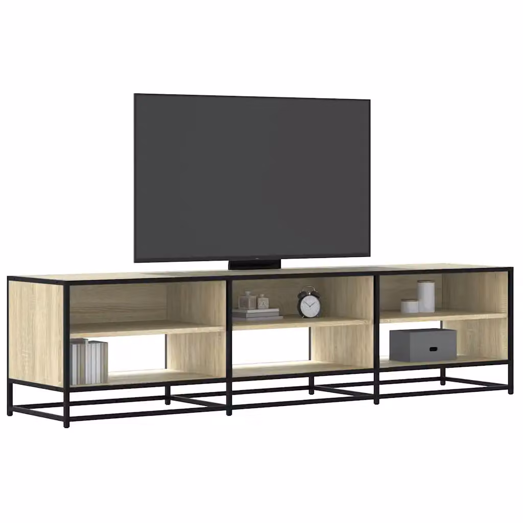 vidaXL Mobile Porta TV in stile Industrial, Colore Marrone, L/P/H: 180 x 40 x 46 cm