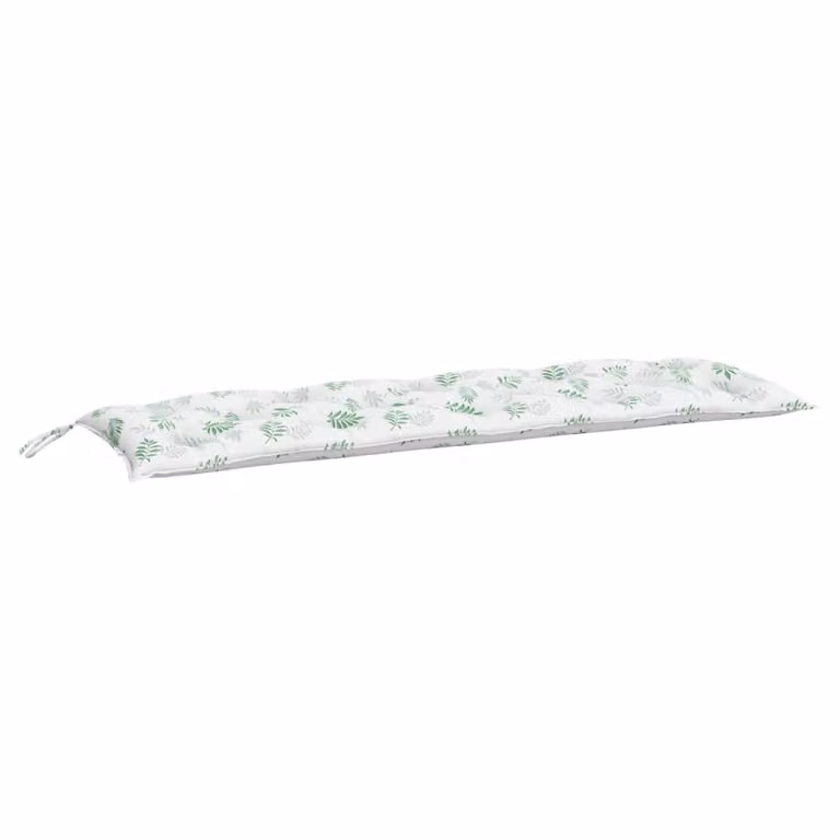 Cuscino per Panca a Foglie 150x50x7 cm in Tessuto Oxford