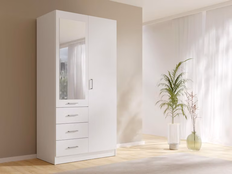 raumhirsch ARMADIO Bianco, dimensioni 101 x 200,5 x 58 cm