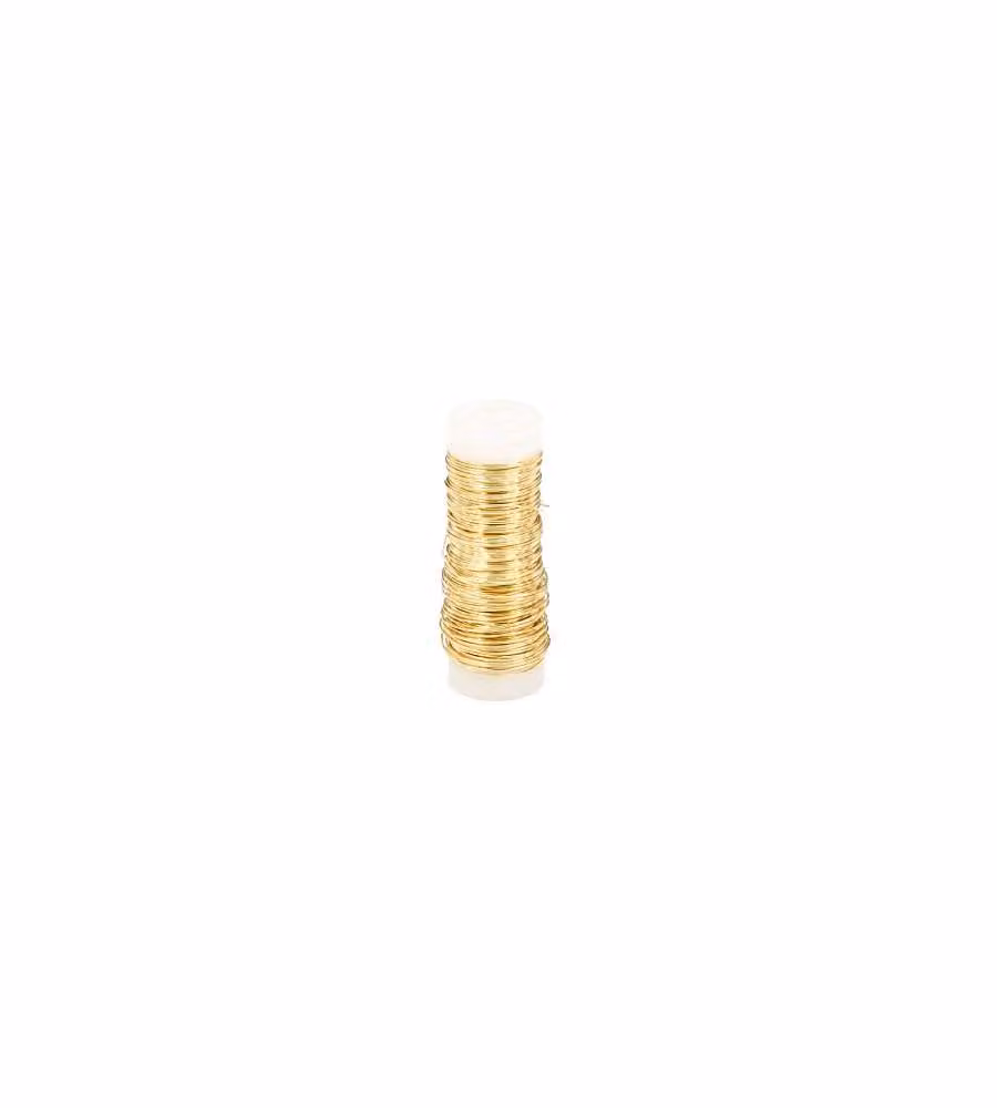 Bobina Filo Ottone Diametro Mm.0,40 Gr.50