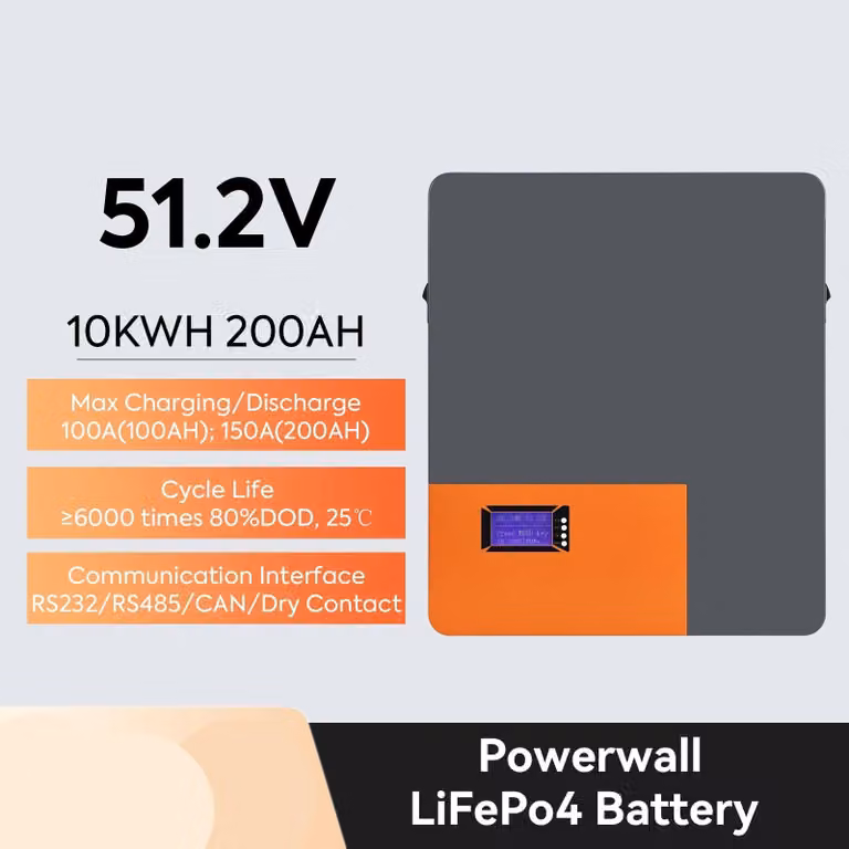 Batteria LiFePO4 da 51,2V - Accumulatore al litio - Batteria per sistema di accumulo energetico - Batteria di accumulo - 200Ah (2 unità)