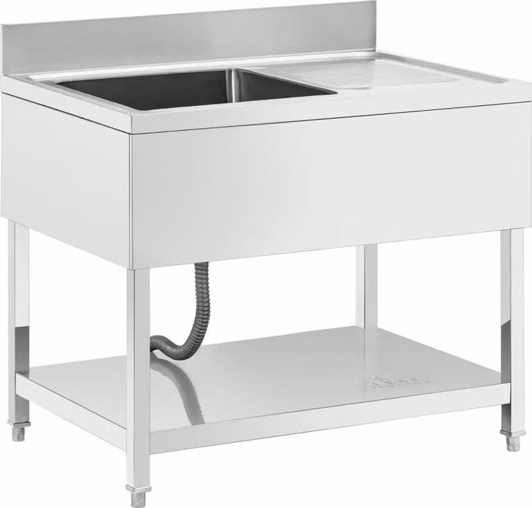 Expondo Royal Catering Lavello - 1 vasca - Acciaio inox - 100 x 70 cm -