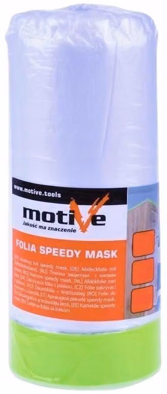 MOTIVE SPEEDY MASK COMFORT - Pellicola per verniciatura + nastro adesivo 1,4 m/20 m 28 m 2 010 236