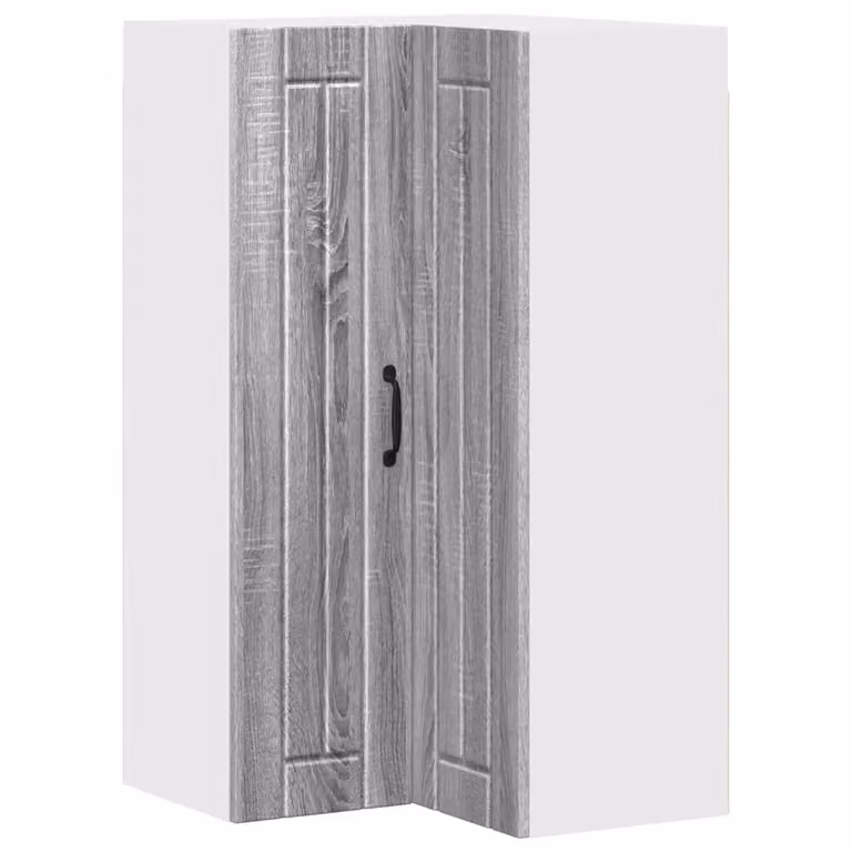 Mobile angolare moderno vidaXL Grigio, L/P/H: 57 x 57 x 100 cm