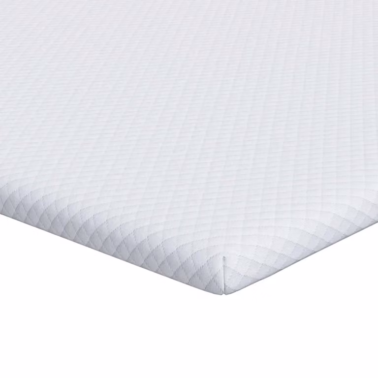 Topper in schiuma memory vidaXL bianco, L 200 x P 200 cm