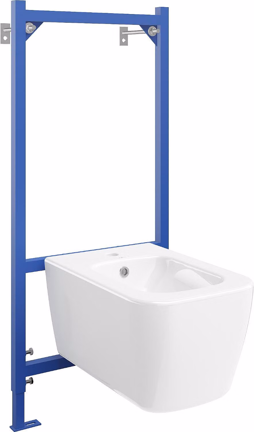 Mexen set incasso bidet telaio Fenix B con bidet Margo, bianco - 69935425100