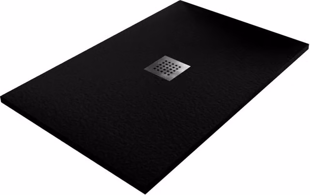 Piatto Doccia in Pietra Bonussi Ardesia Stone Central Nero 70x90 cm