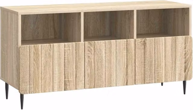 Mobile TV-Credenza Moderno Design In Rovere Sonoma Marrone L: 102 cm, P: 34,5 cm, H: 50 cm