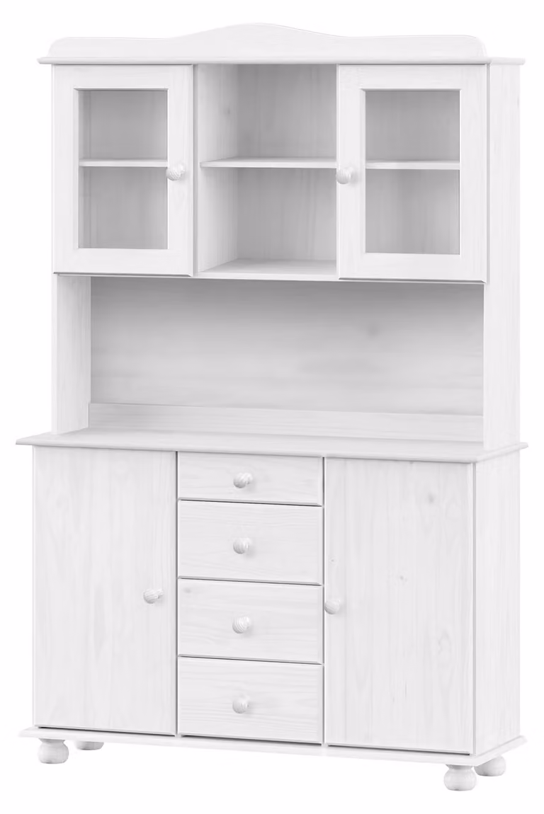 Set di credenze 8045 laccato bianco