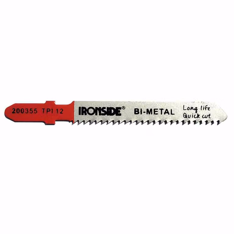 Lame per seghetto a mano in HSS Ironside per metallo, modello 118BF, confezione da 5 pezzi