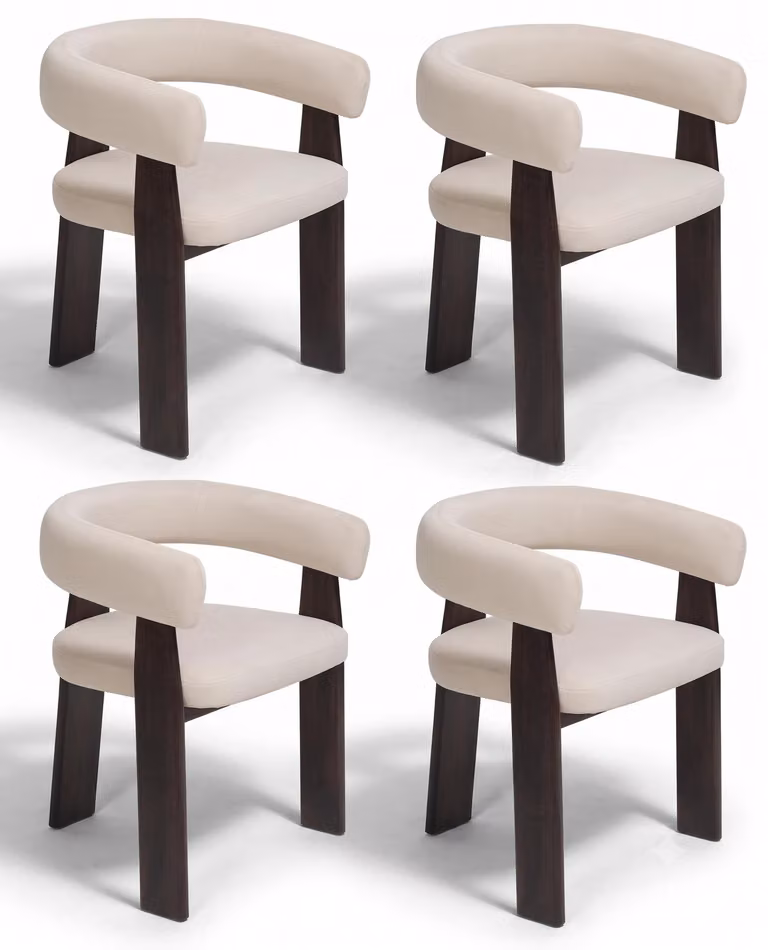Sedie: design moderno, bianco, pelle, legno, confortevoli, di alta qualità, eleganti