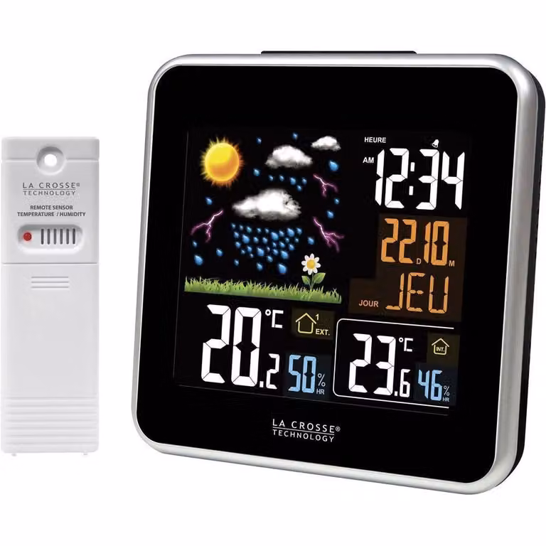 Stazione meteorologica con schermo LCD a colori La Crosse Technology WS6821-A-BLA
