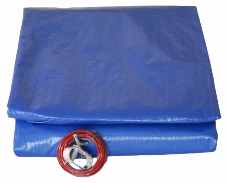 Telo copri piscina - Diametro 620 cm - 140 g/m² in PVC - Blu