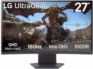 Lg 27gs60qc-b monitor pc 68,6 cm (27") 2560 x 1440 pixel full hd lcd nero - 155233