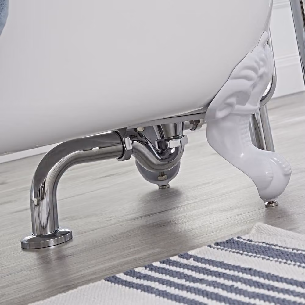 Sifone a Bottiglia per Vasche Freestanding - Installazione facile - Stile Tradizionale