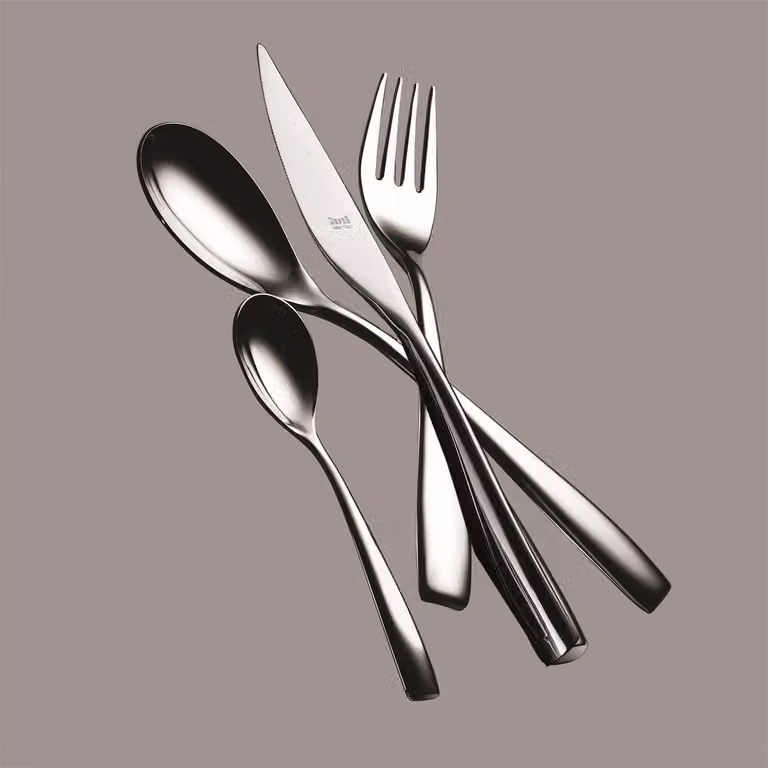 Servizio posate in acciaio inox linea Sparta 24 pezzi