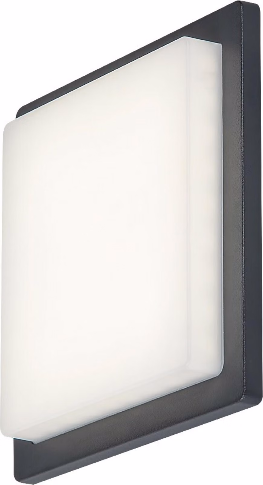 Rabalux 7204 lampada da parete per esterni Ontario, 8W, 4000K, 730lm, alluminio, bianco antracite, bianco neutro, IP65, 18x18cm