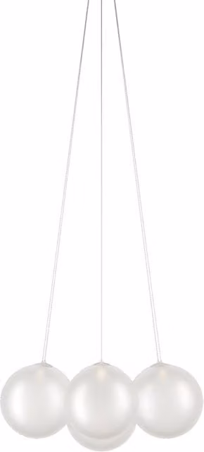 Lodes Random Cloud 7 Lampada a Sospensione in Vetro Bianco con Tecnologia LED e Design Regolabile