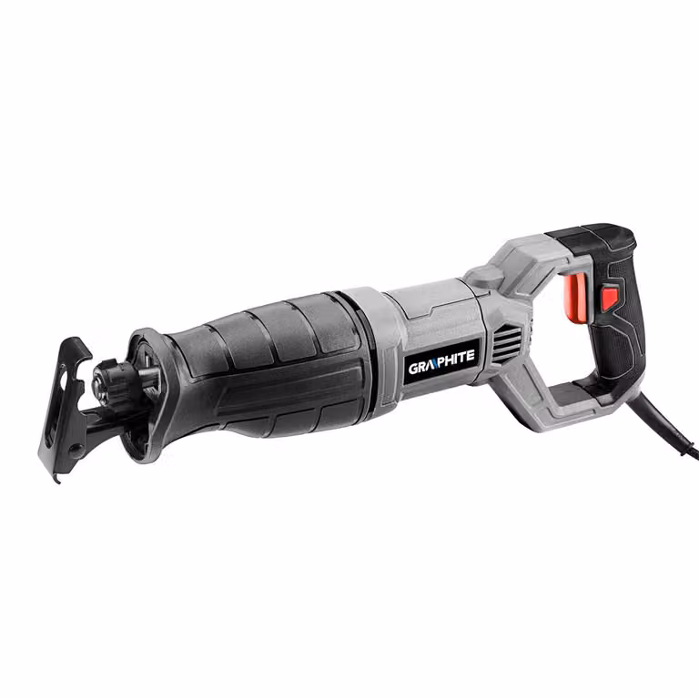 Seghetto alternativo professionale GRAPHITE 710 watt (volume di fornitura: 1x seghetto alternativo, 1x lama per legno, 1x lama per metallo)
