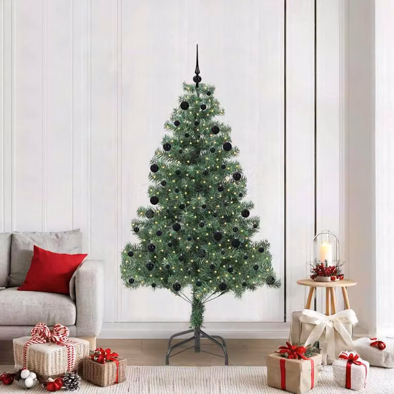 Maison Exclusive - Albero di Natale verde, 210 cm, in PVC